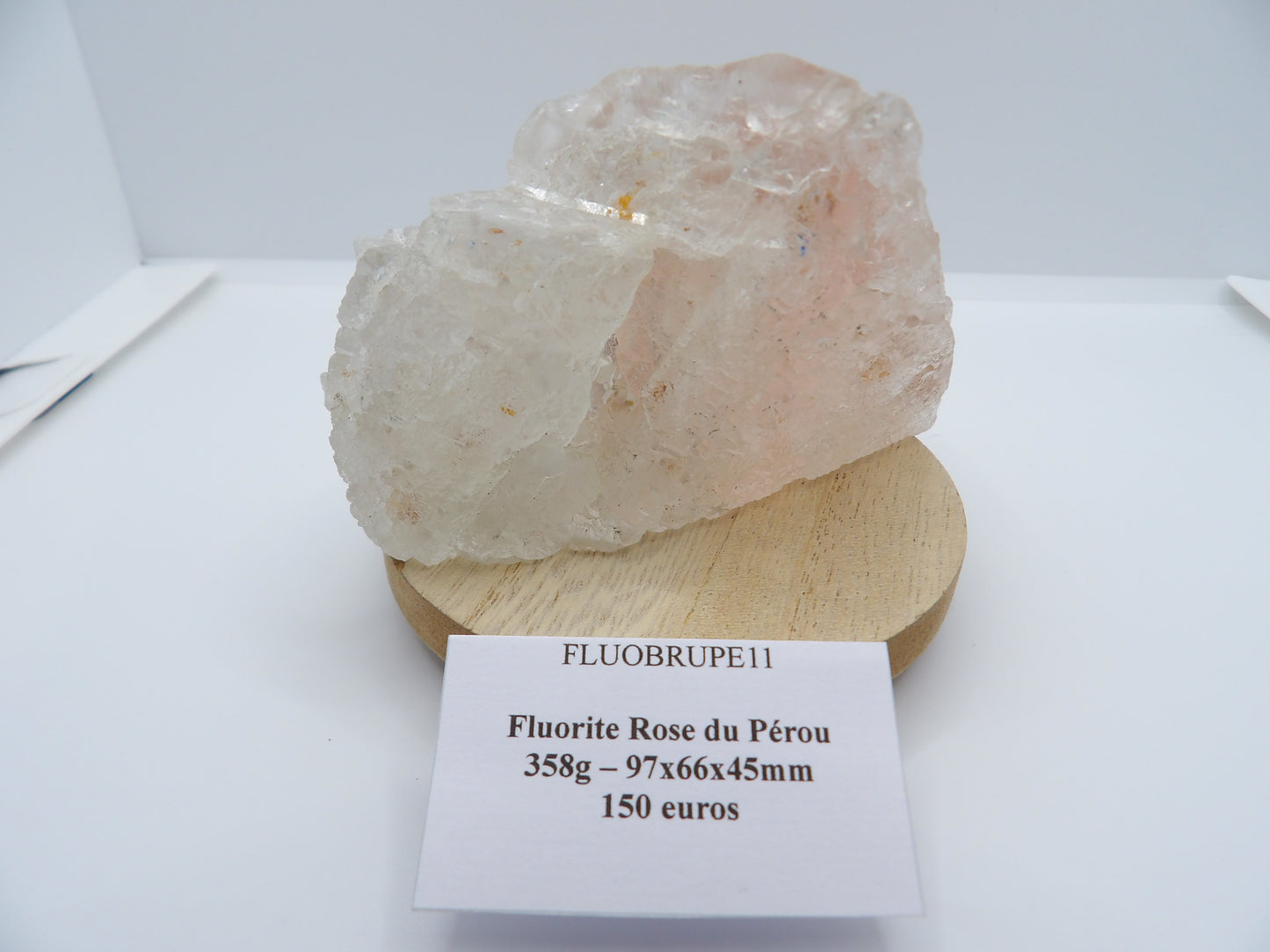 Fluorite Rose du Pérou