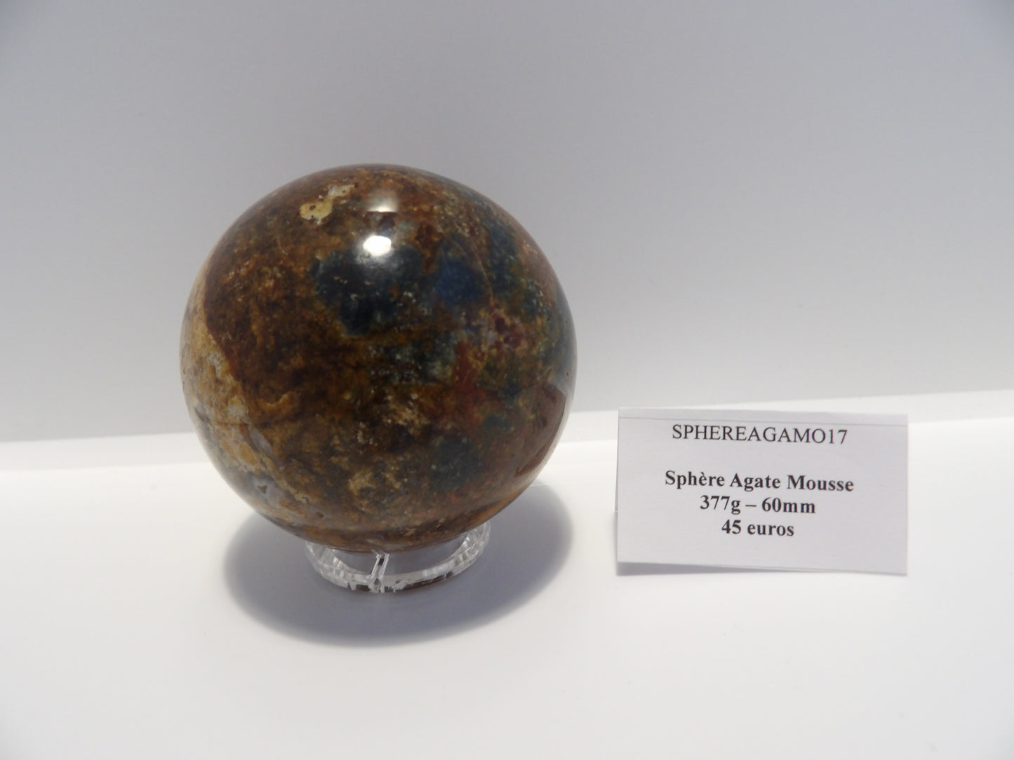 Sphère Agate Mousse