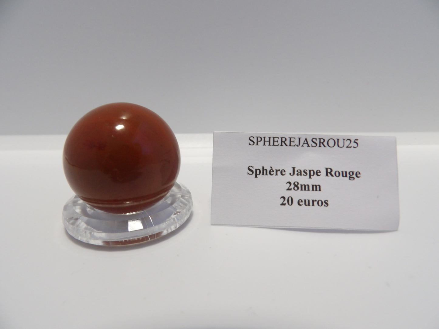 Sphère Jaspe Rouge