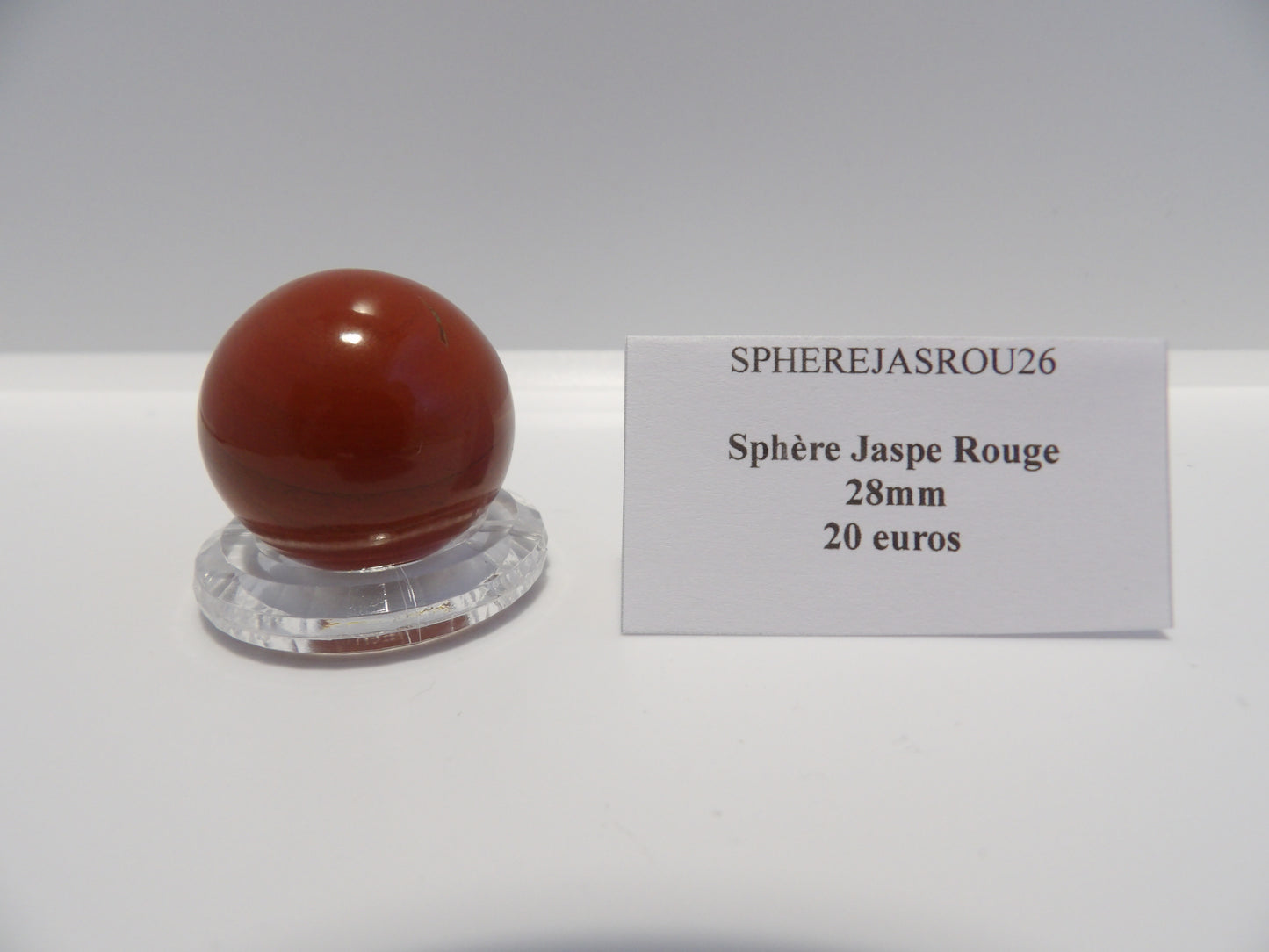 Sphère Jaspe Rouge