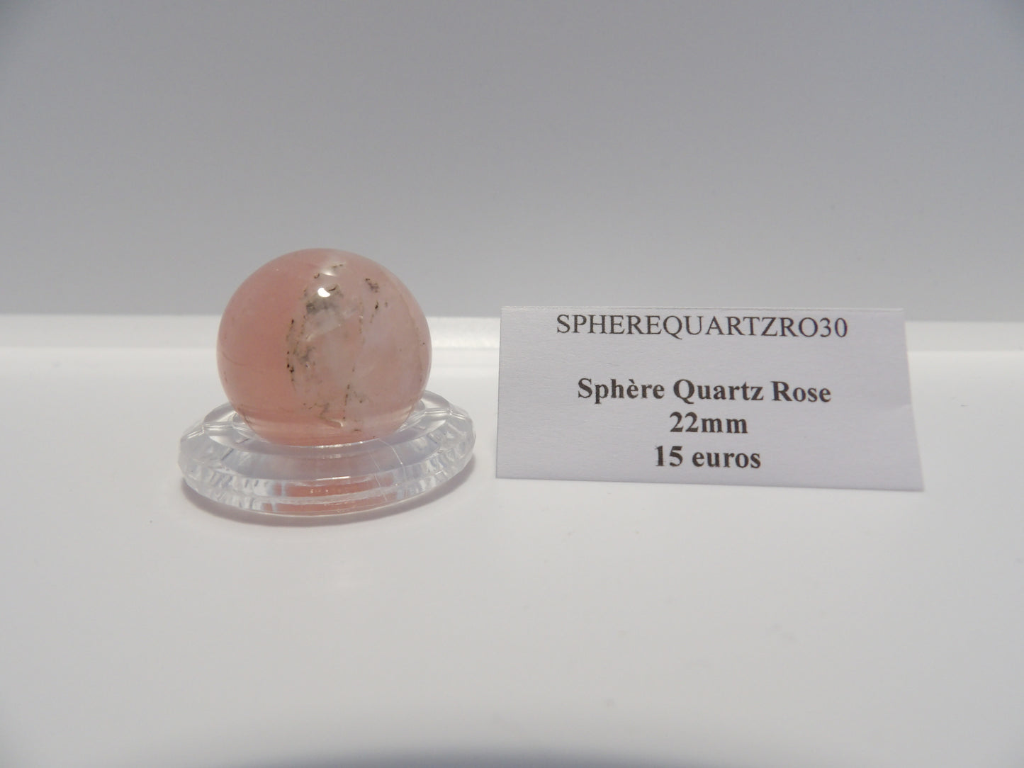Sphère Quartz Rose