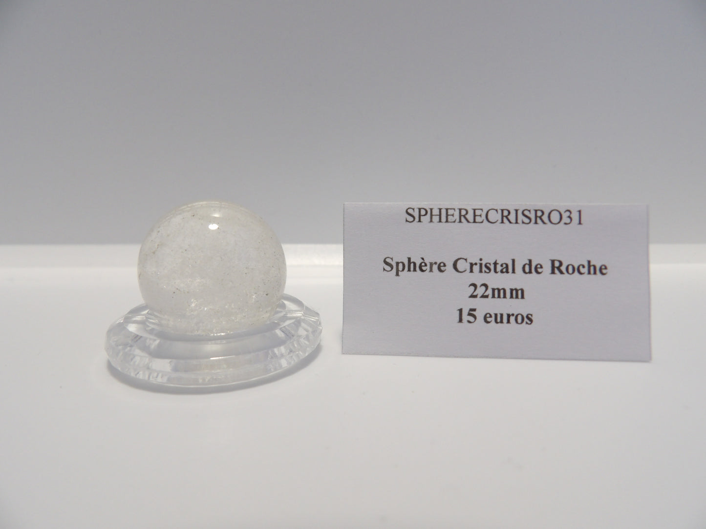 Sphère Cristal de Roche