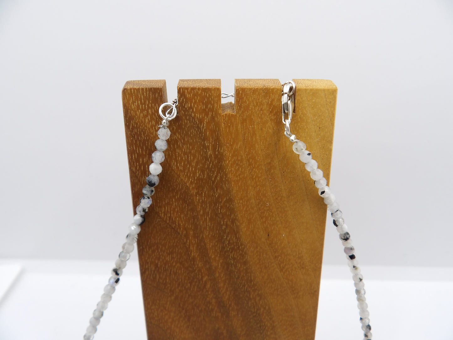 Collier Péristérite et Perle de Culture