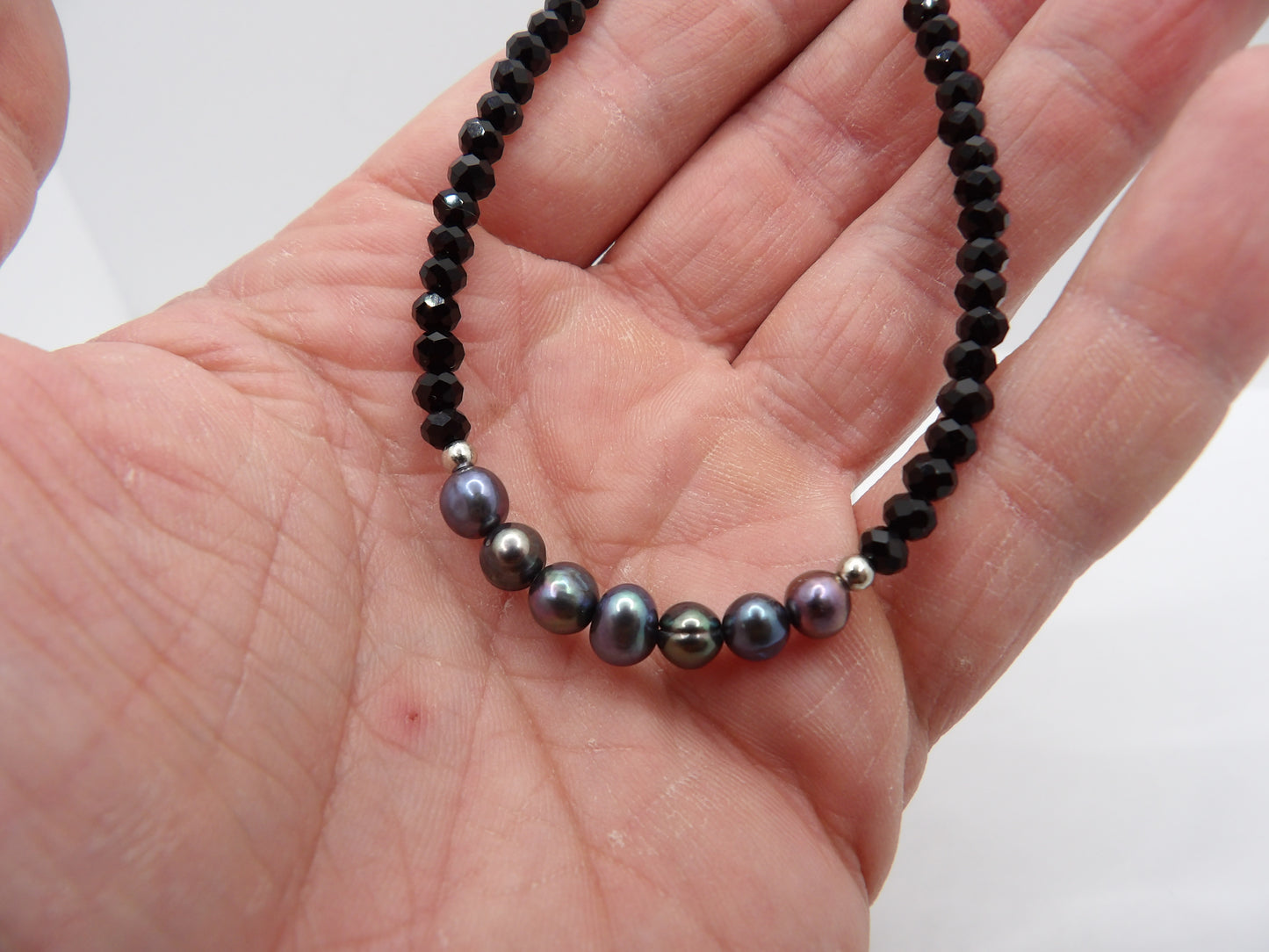 Bracelet Spinelle et Perles de Culture