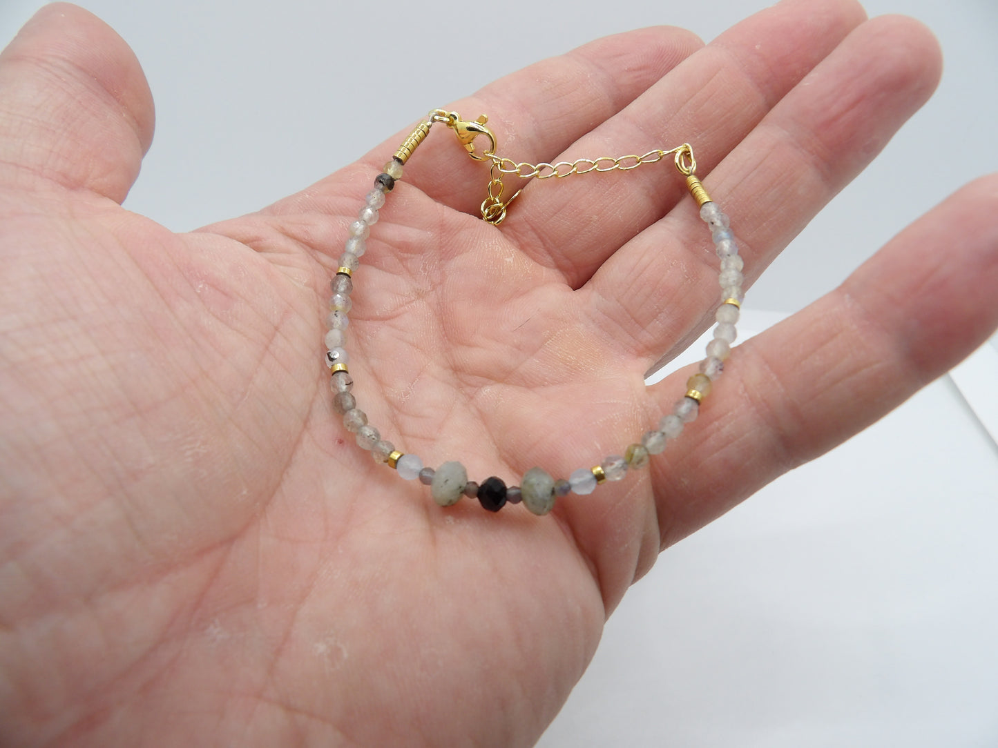 Bracelet Pierre de Lune et Spinelle