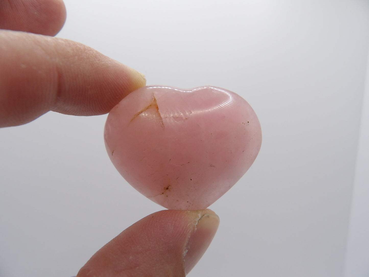 Coeur en Quartz Rose