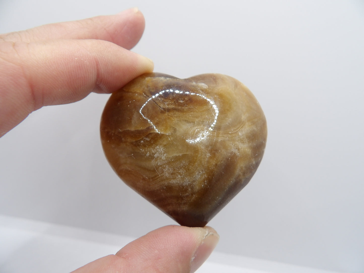 Cœur Calcite Chocolat