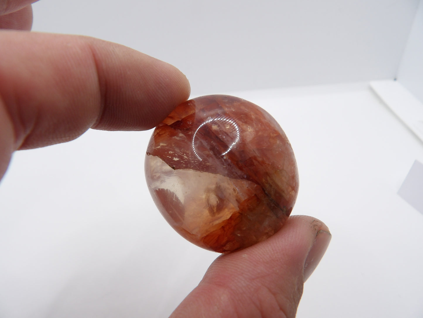 Galet Quartz Hématoïde