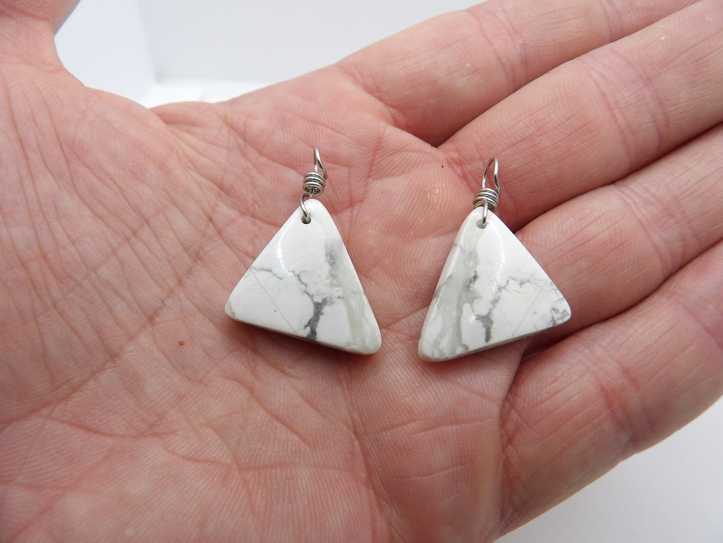 Pendentif Duo Howlite