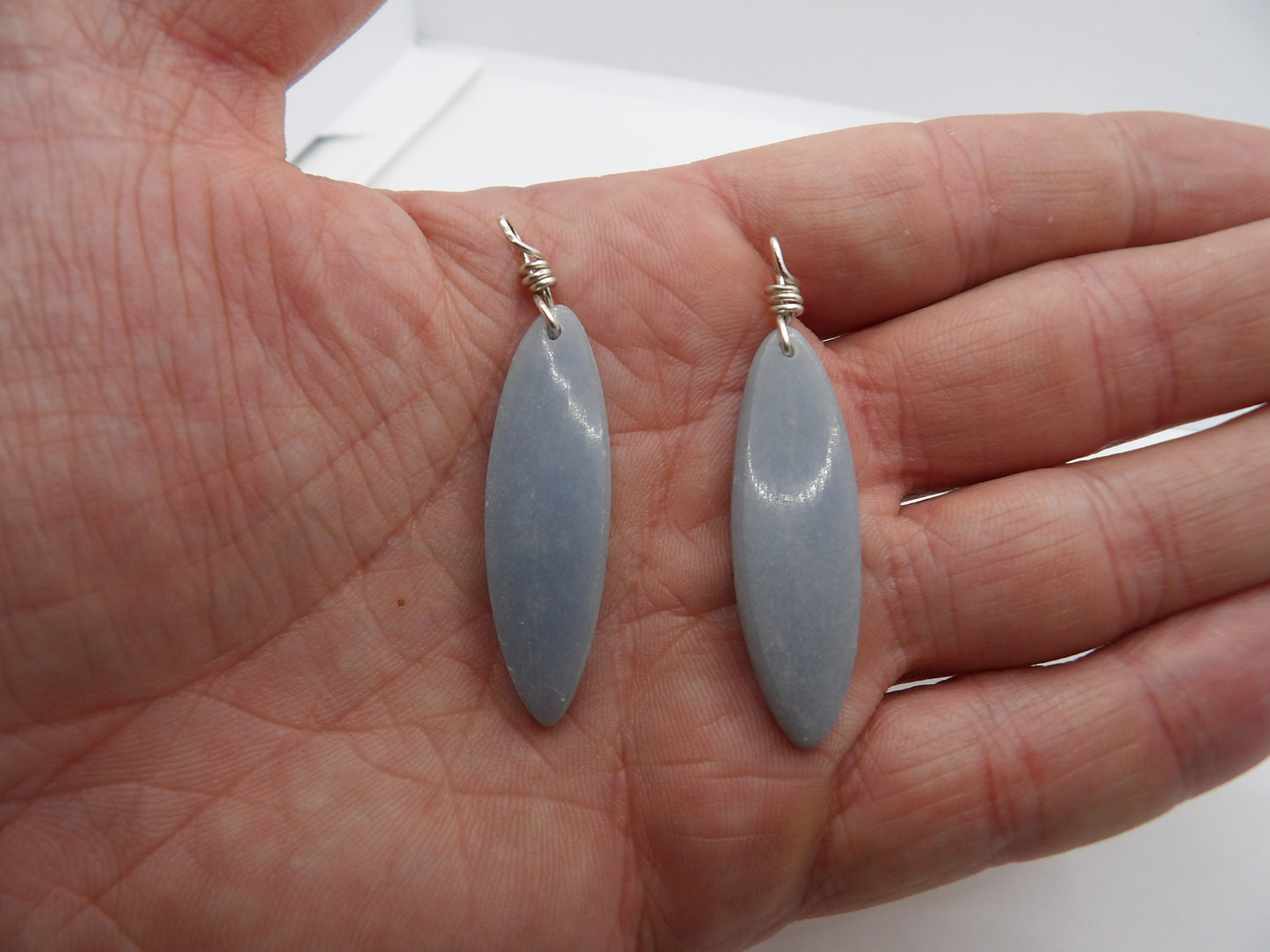 Pendentif Duo Angélite