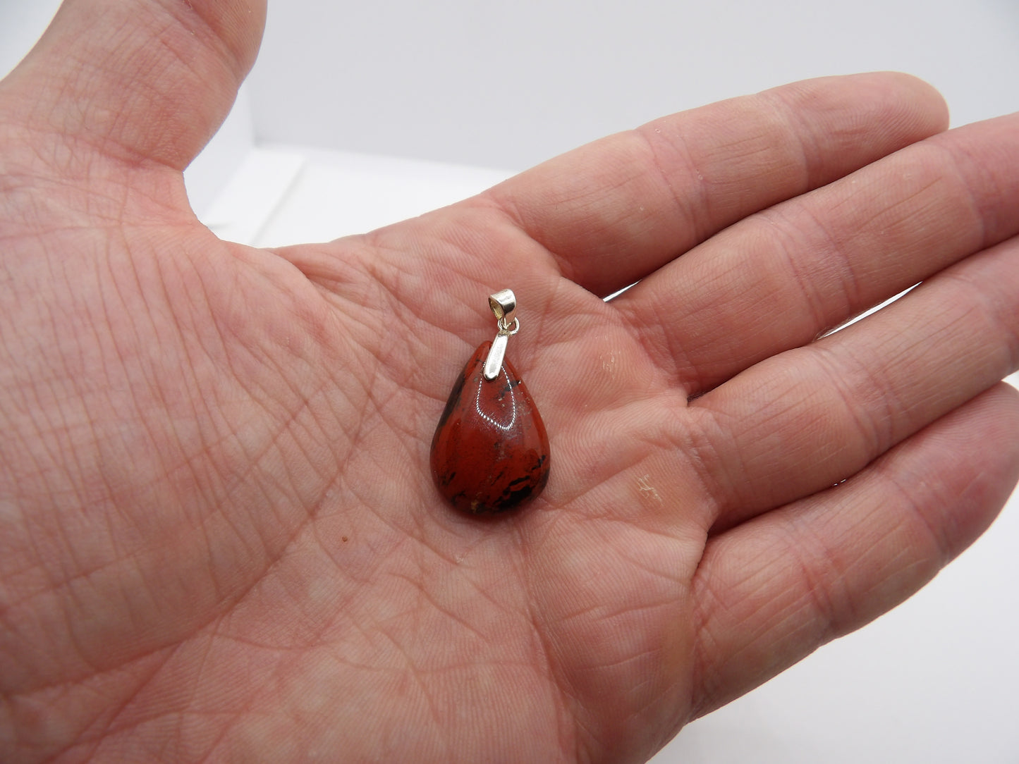 Pendentif Obsidienne Acajou