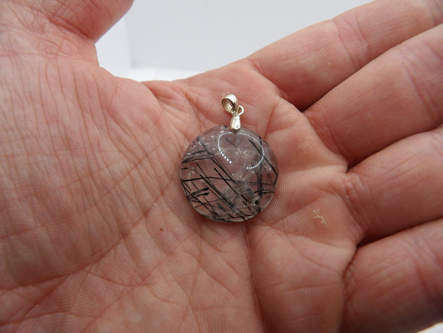 Pendentif Quartz Tourmaline