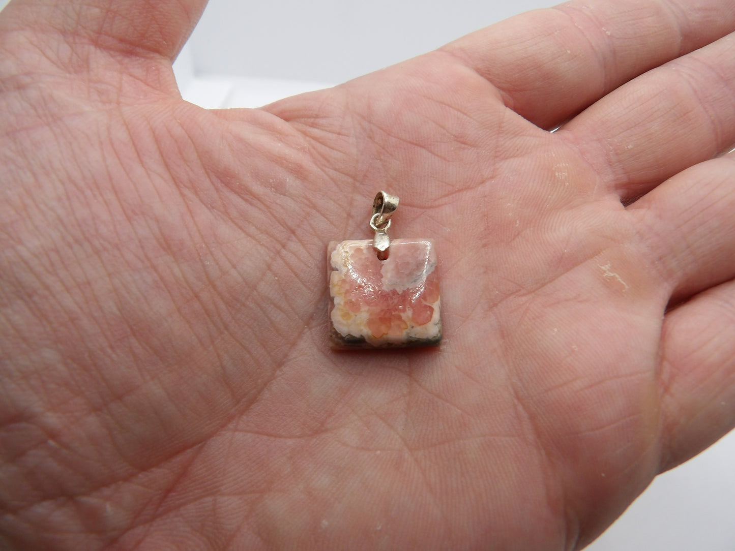 Pendentif Rhodochrosite
