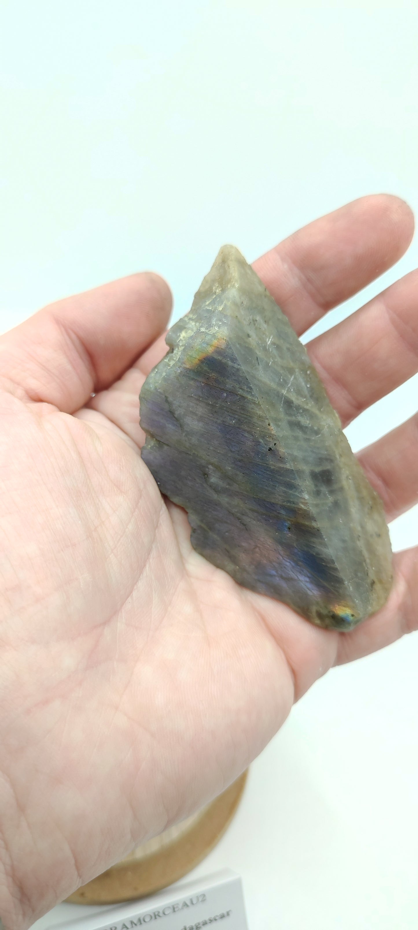 Labradorite : Morceau Semi poli