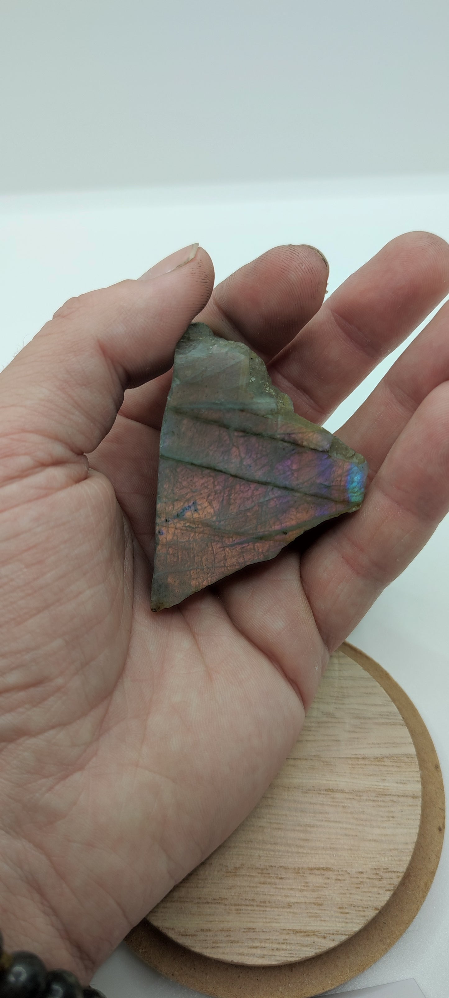 Labradorite : Morceau Semi poli