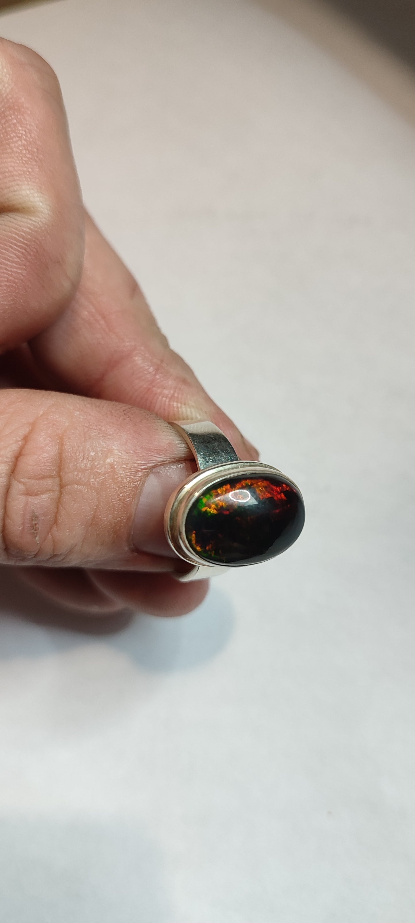 Bague Opale Welo Fumée