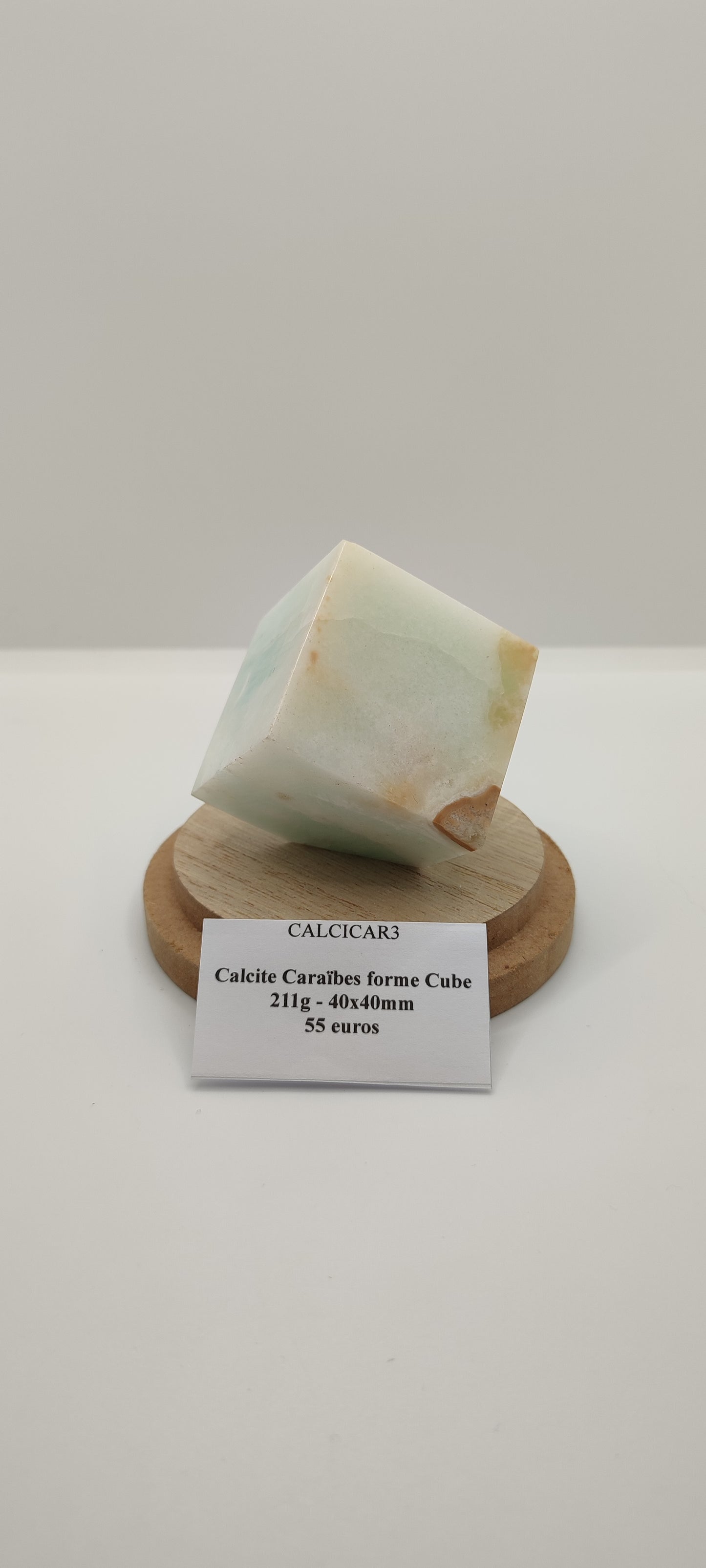 Cube en Calcite Caraïbes