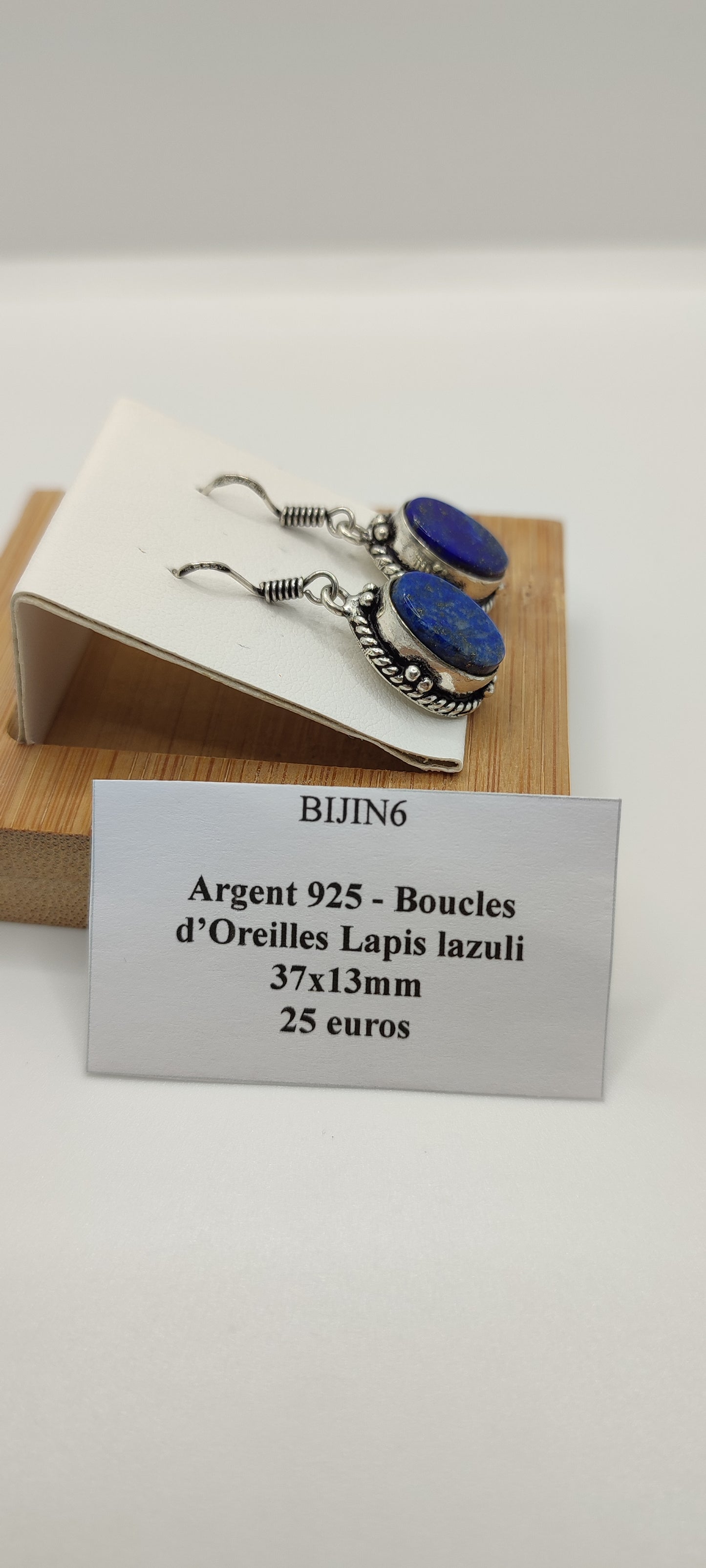Boucles d'Oreilles Lapis Lazuli