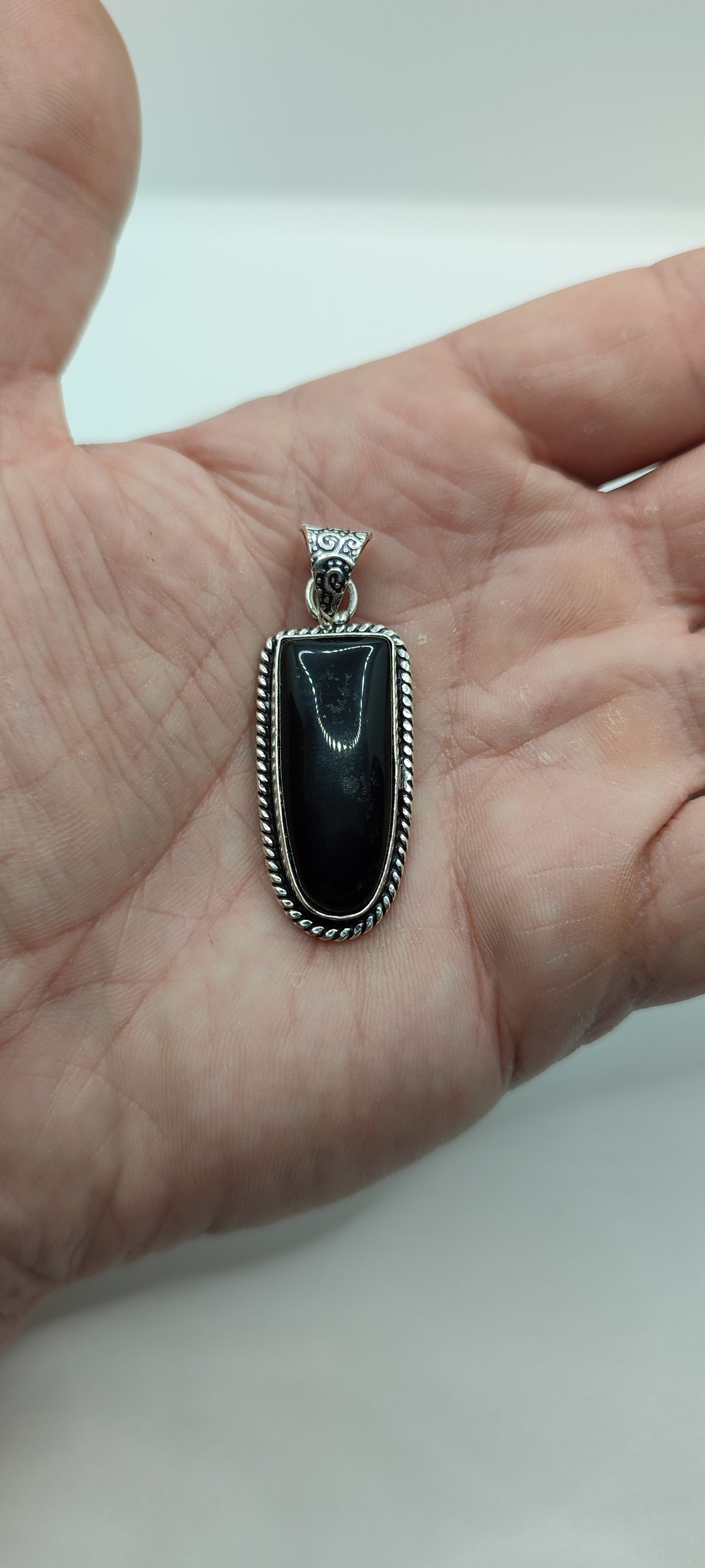 Pendentif Tourmaline Noire