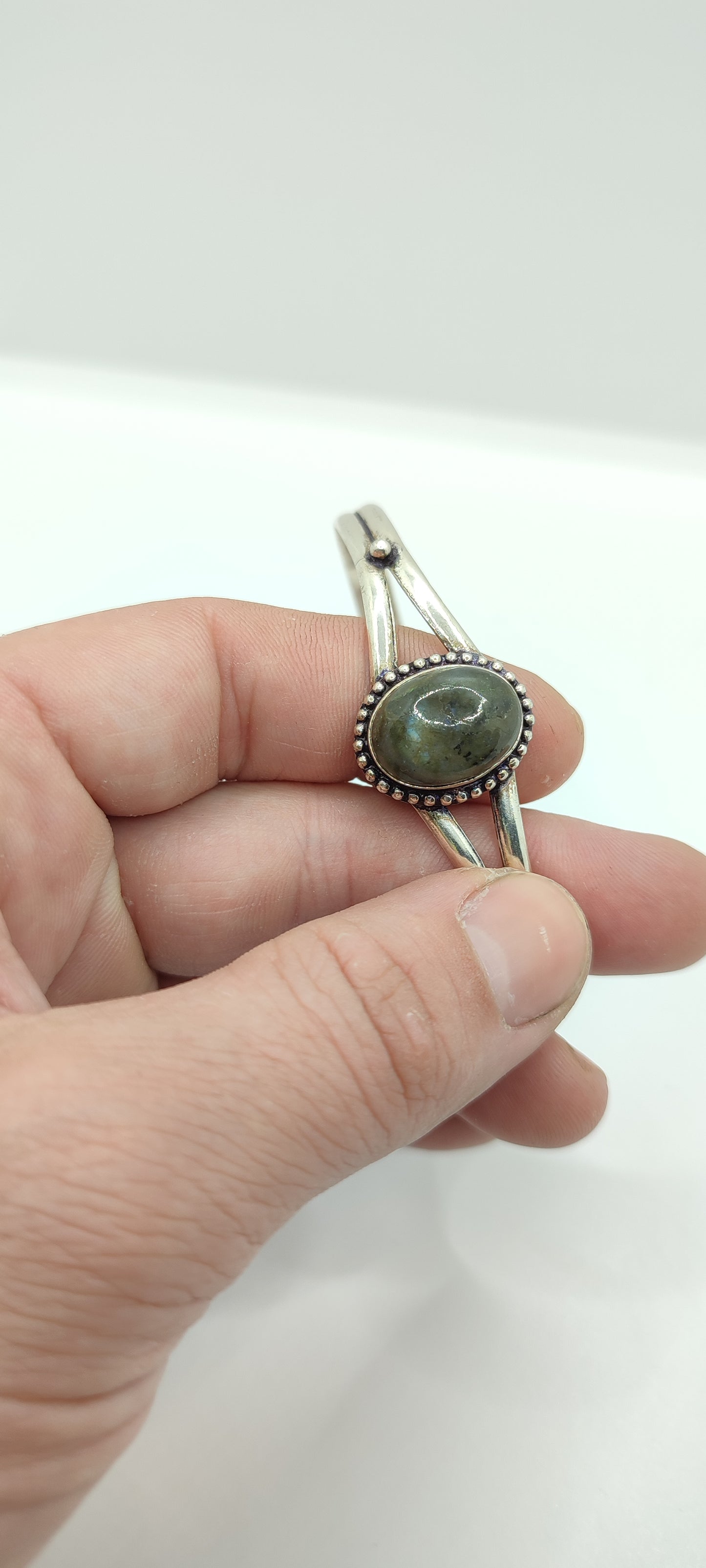 Bracelet Labradorite réglable