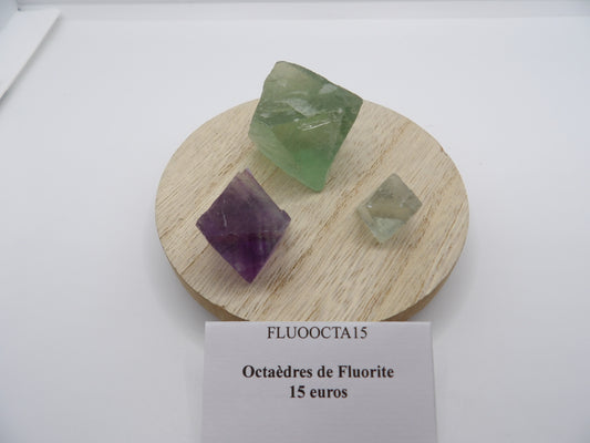 Octaèdres de Fluorite