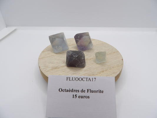 Octaèdres de Fluorite