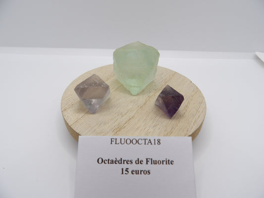 Octaèdres de Fluorite