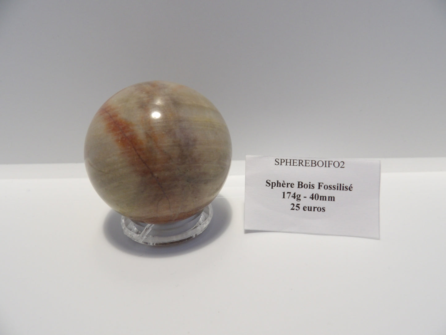 Sphère Bois Fossilisé