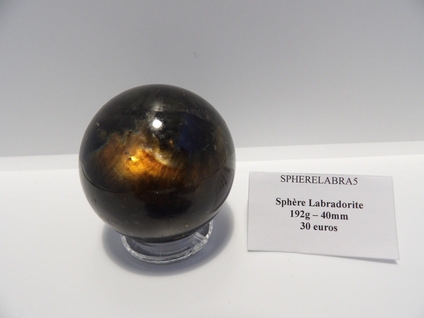 Sphère Labradorite