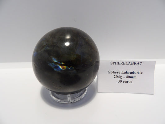 Sphère Labradorite