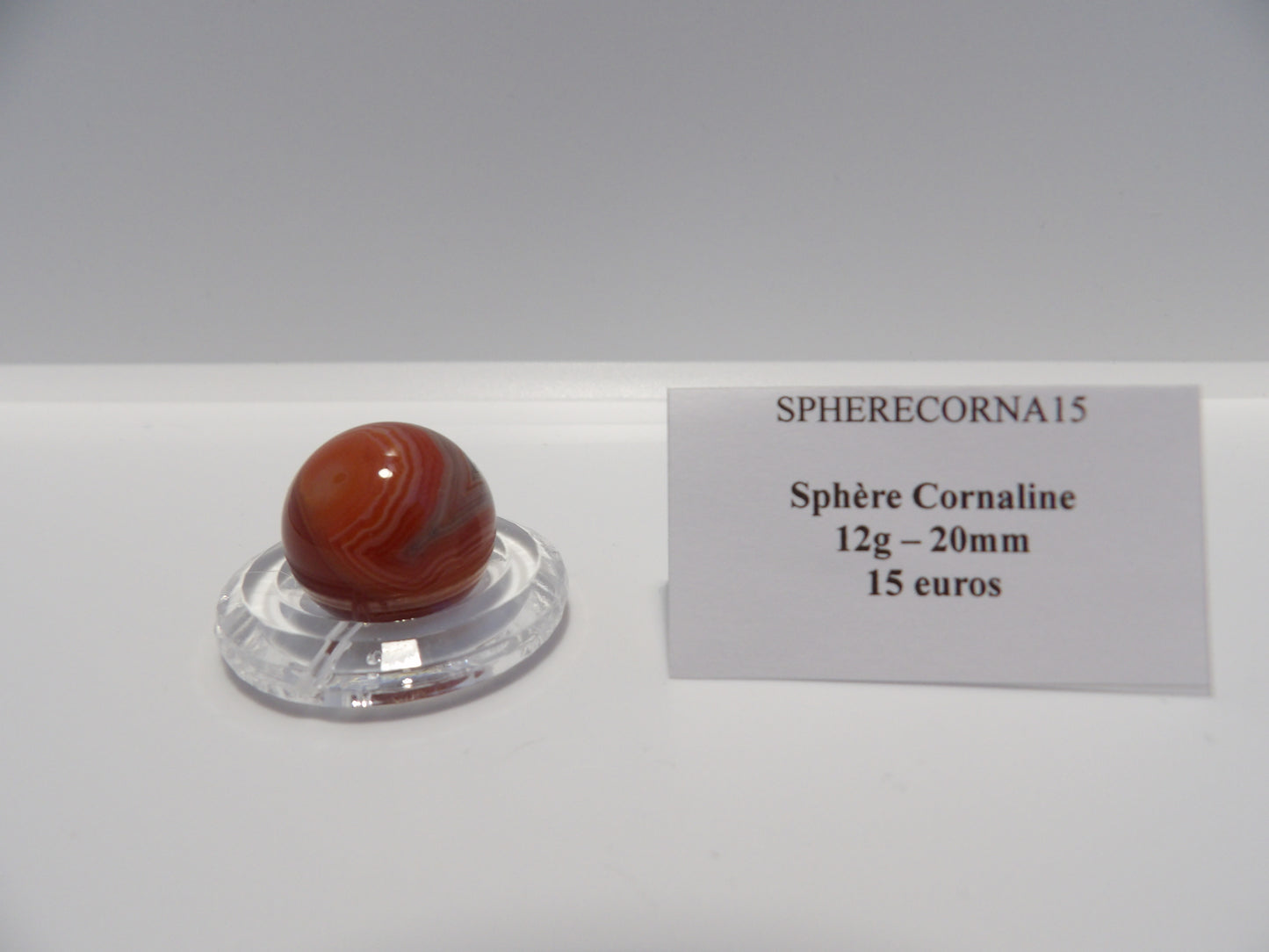 Sphère Cornaline