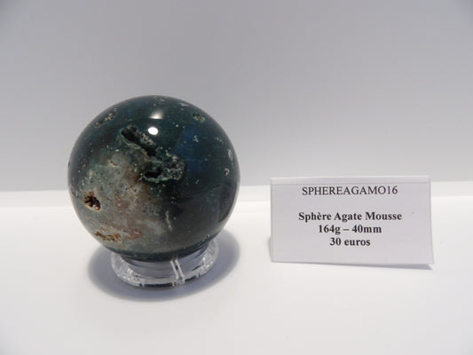 Sphère Agate Mousse