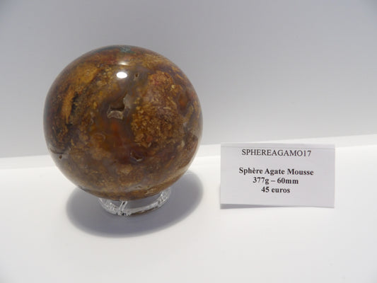 Sphère Agate Mousse