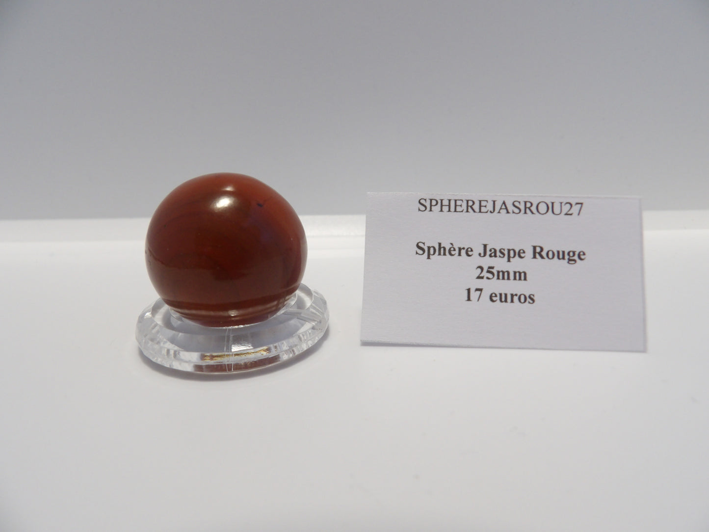 Sphère Jaspe Rouge