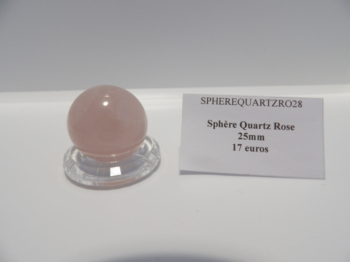 Sphère Quartz Rose