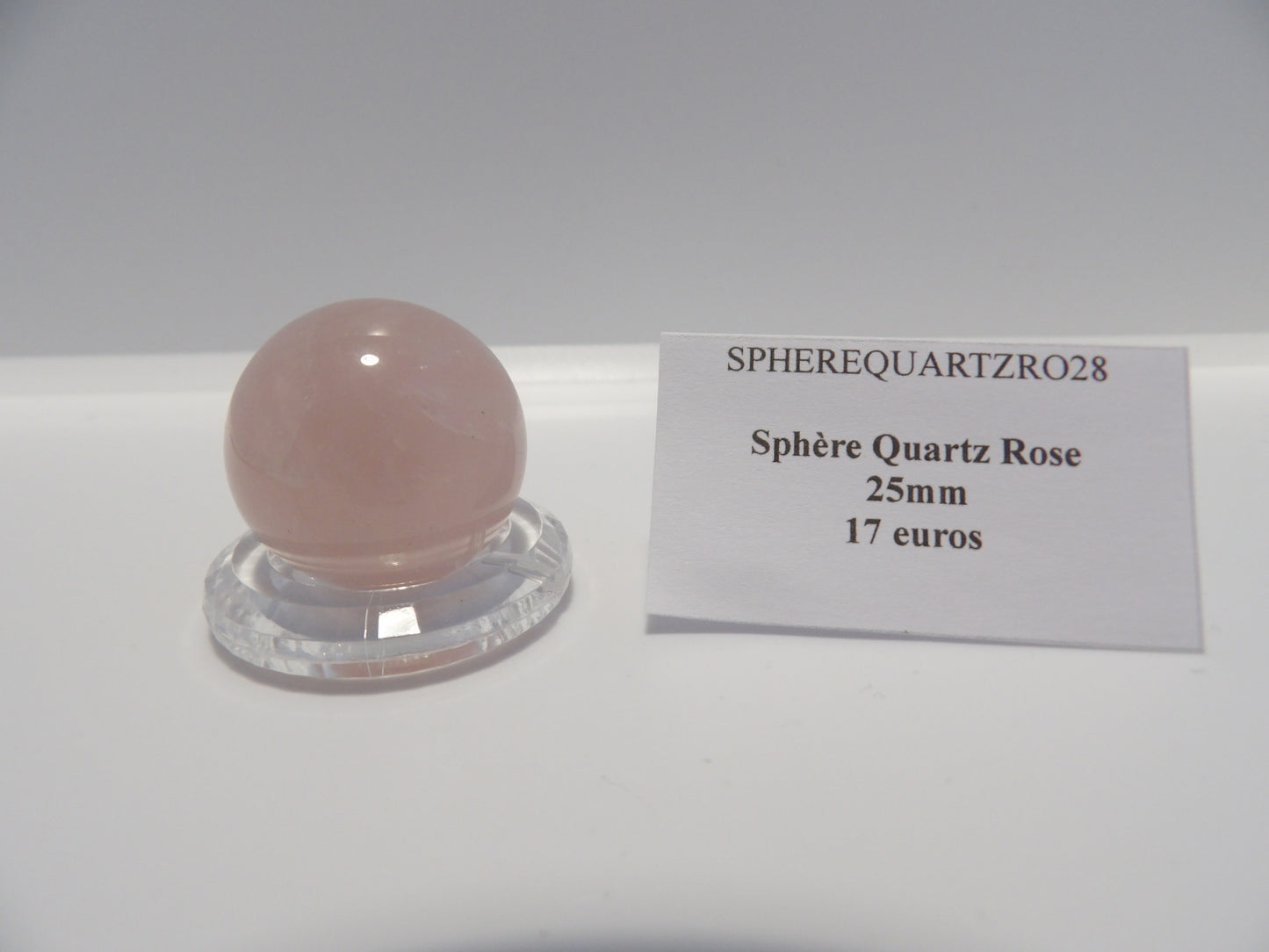 Sphère Quartz Rose