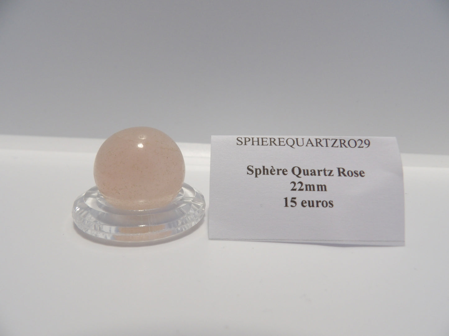 Sphère Quartz Rose