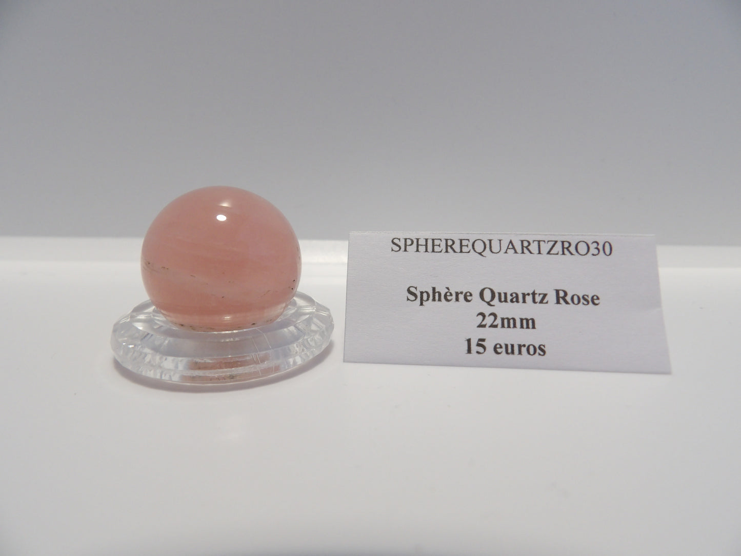 Sphère Quartz Rose