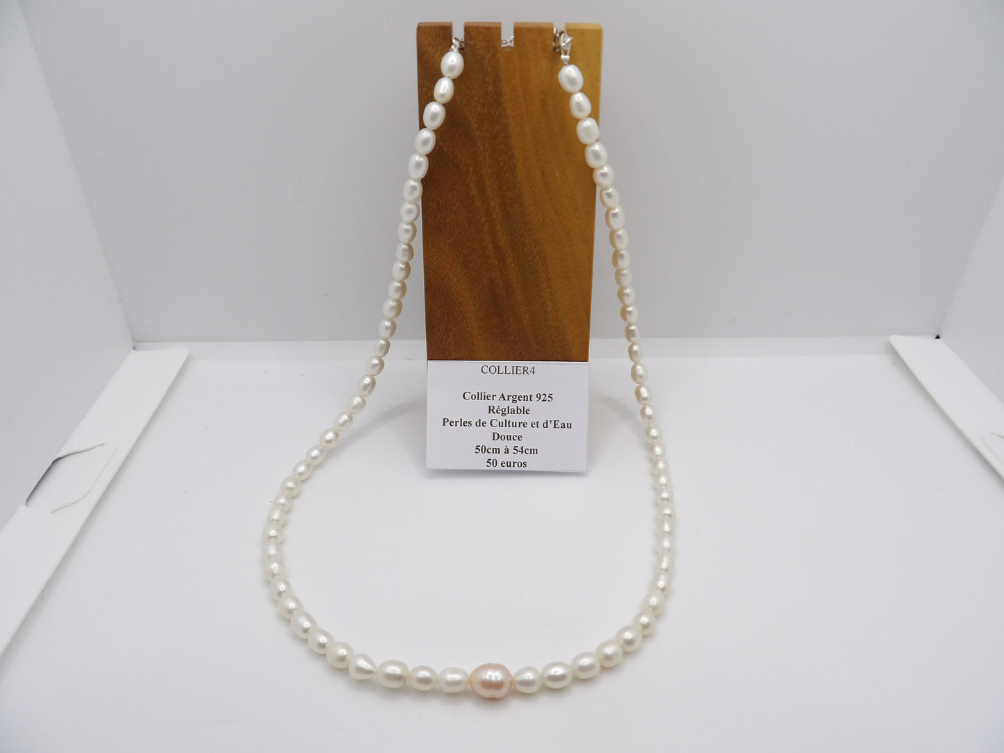 Collier Perles de Culture et d'Eau Douce