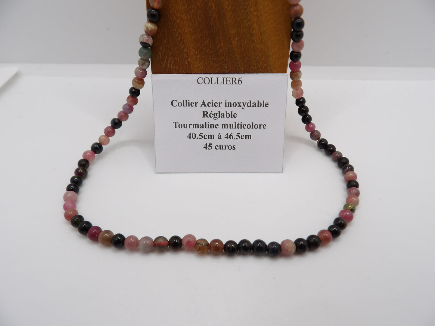 Collier Tourmaline Multicolore
