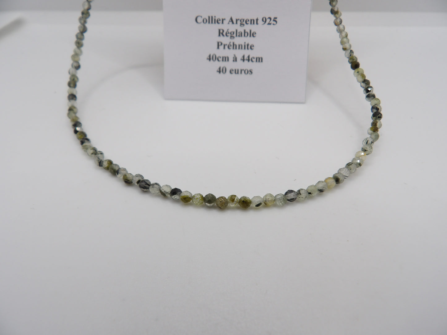 Collier Préhnite