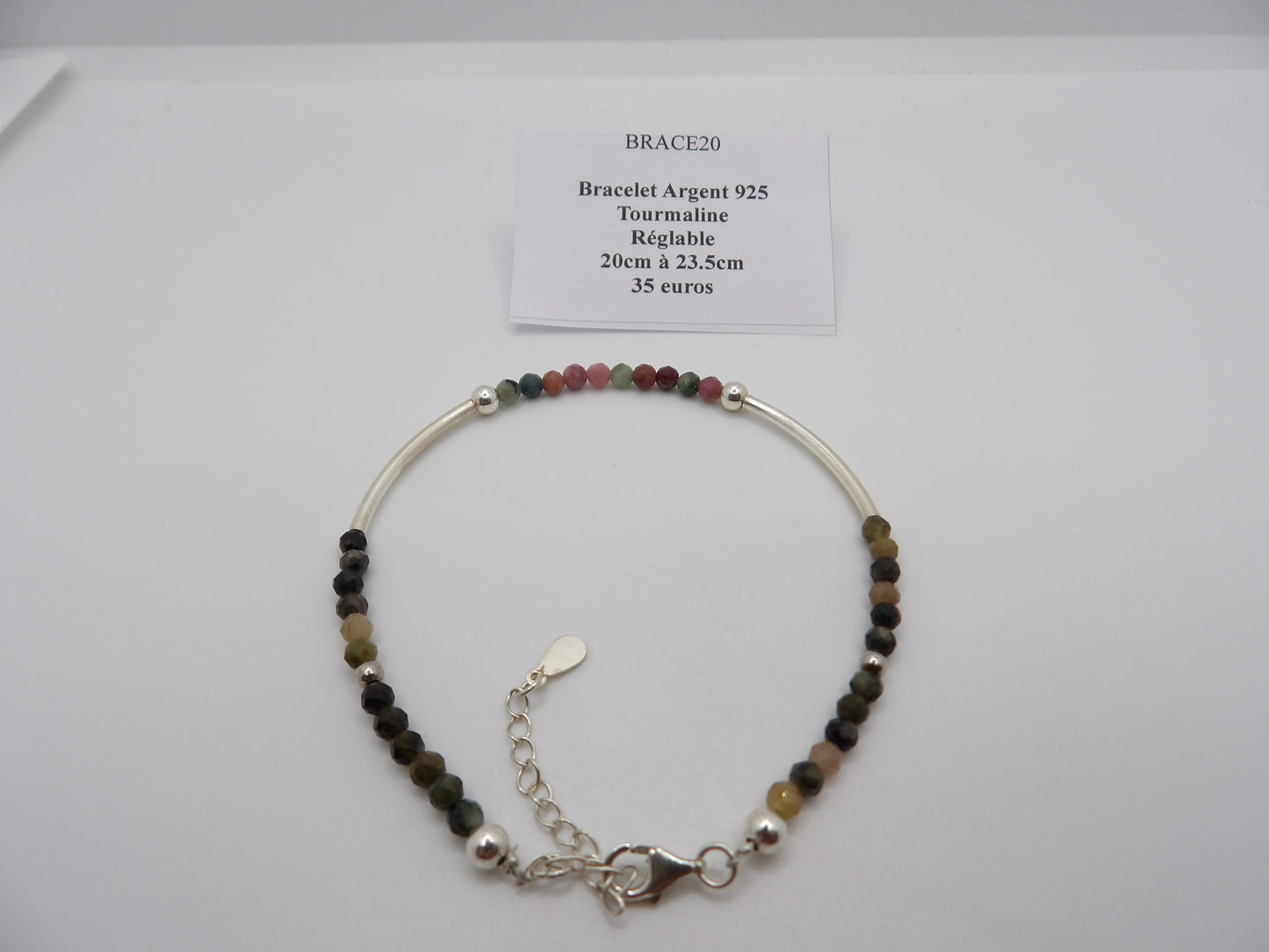 Bracelet Tourmaline Multicolore