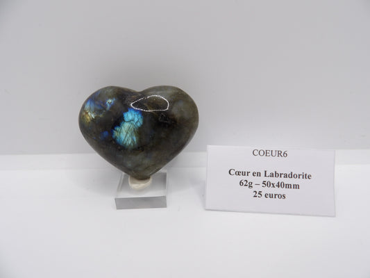 Cœur Labradorite