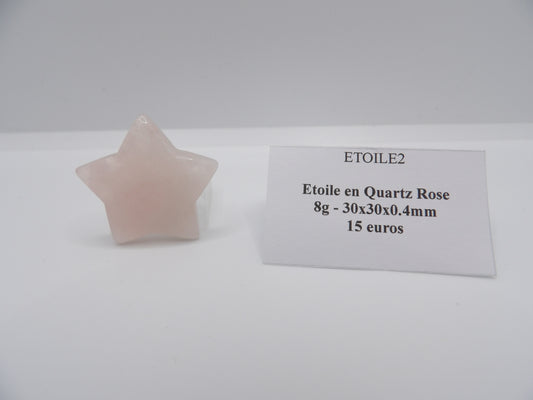 Etoile Quartz Rose