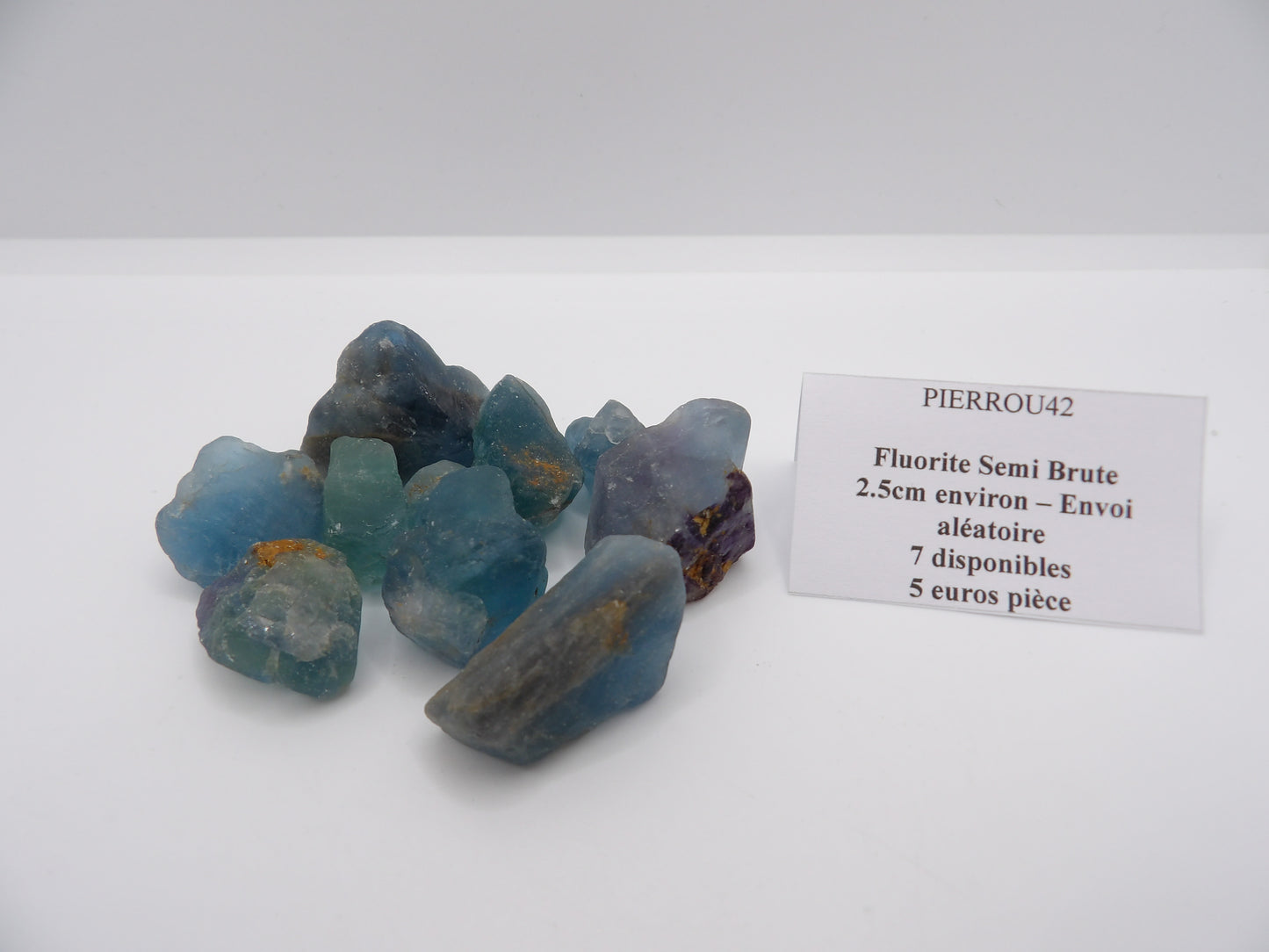 Fluorite Semi brute