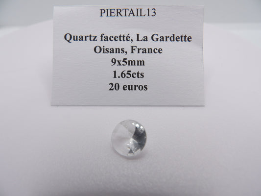Quartz facetté
