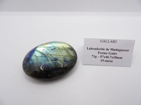 Galet Labradorite