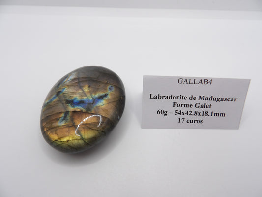 Galet de Labradorite