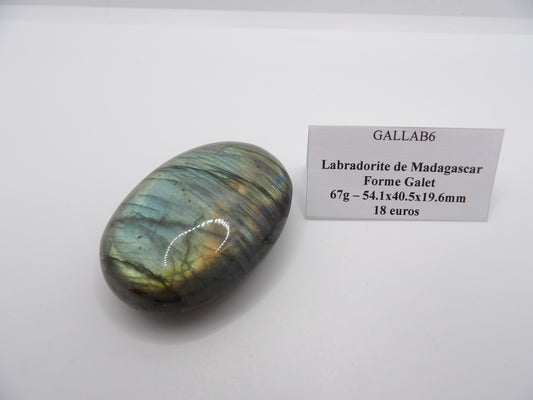 Galet Labradorite