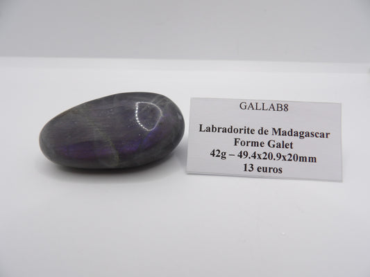 Galet de Labradorite